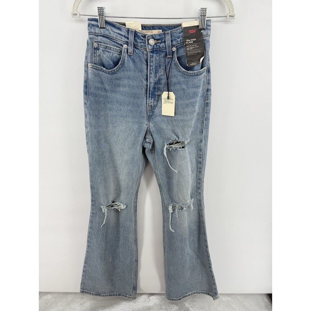 Levis '70s High Rise Flare Jeans size 24X32